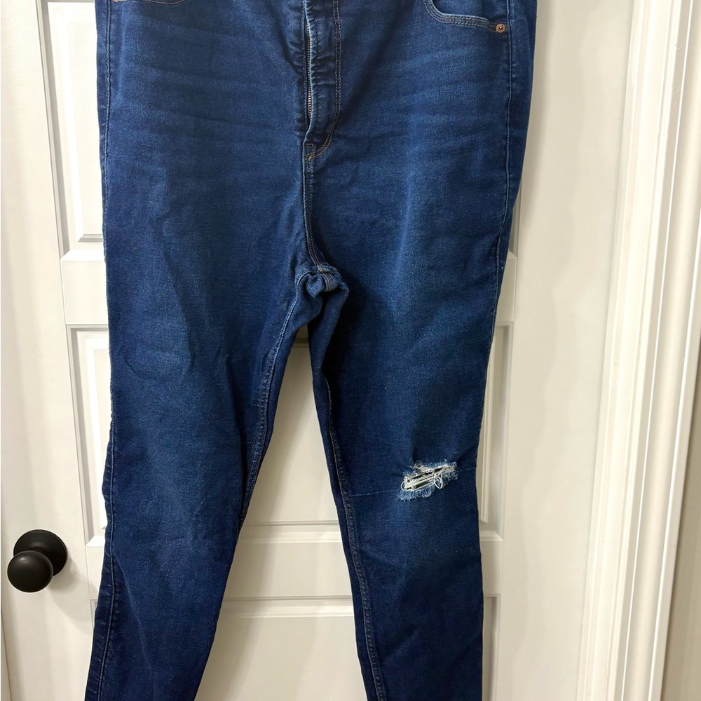 Old Navy Blue Skinny Jeans Sleek Fit